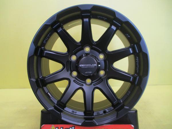 4本価格 プラド ハイエース（チューナサイズ）新品アルミ 共豊 サーキュラー C10X 8.0J 17インチ 6/139.7 +20 マットブラック ハイラックス サーフ