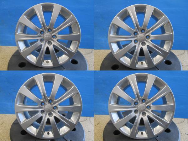 【PCD100/5H】4本価格 SUBARU GH8 インプレッサハッチバック純正【17インチ 7J +55】スバル XV インプレッサG4 スポーツ GT3 GK2 境