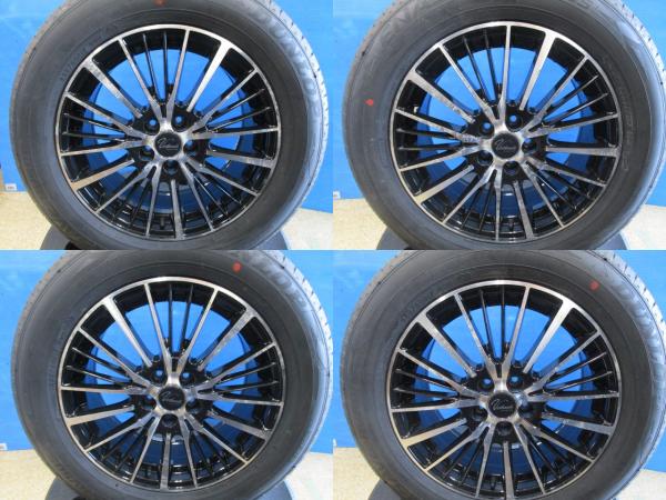 【PCD100/5H】新品 DUNLOP ENASAVE RV505【225/60R17 99H】ブラポリアルミ【17インチ 7J +48】フォレスター レガシィアウトバック 境