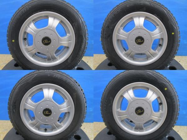 中古アルミ 13インチ 4.5J +45 10HM 新品冬タイヤ ダンロップ WM02 155/65R13 2024年製 4本セット価格 軽自動車 バモス ミライース エブリイワゴン 25,418円