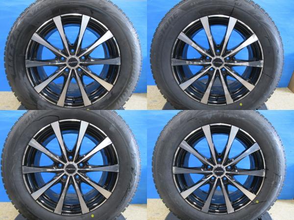 レガシィアウトバック 中古アルミ 17インチ 7J +55 5H114.3 新品冬タイヤ 225/65R17 ブリヂストン VRX2 2023年製 4本セット価格|タイヤショップトレッド