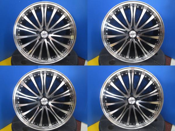 中古アルミ ロクサーニEX 19インチ 7.5J +55 5H114.3 4枚 ヴォクシー ステップワゴン ヴェゼル レヴォーグ オデッセイ 境｜タイヤショップトレッド