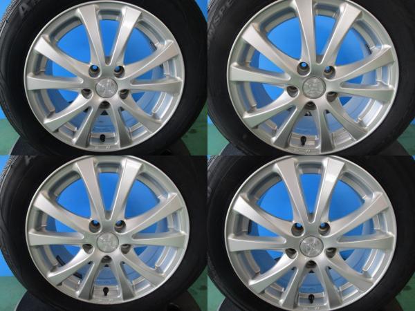 中古アルミ 16インチ 6.5J +35 5H114.3 新品冬タイヤ ダンロップ 205/60R16 2023年製 4本セット価格 レクサスHS プリウスα ステップワゴン 境