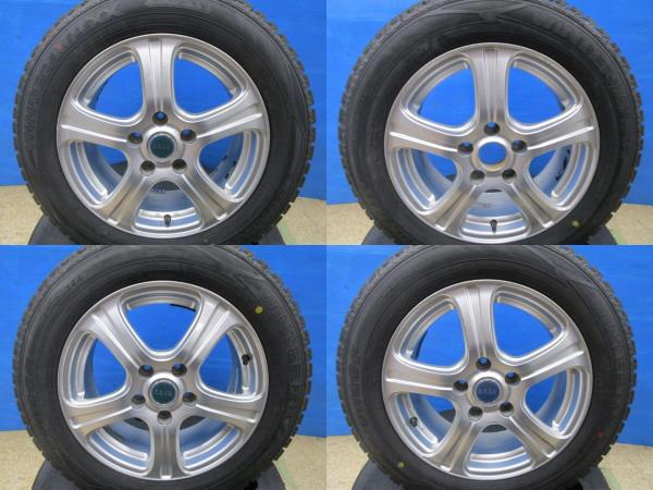 中古アルミ 16インチ 6.5J 5H114.3 新品冬タイヤ ダンロップ 205/60R16 2023年製 4本セット価格 ステップワゴン ヴォクシー アクセラ｜タイヤショップトレッド