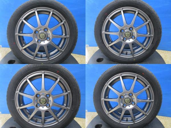 【軽自動車】2024年製 新品 DUNLOP ENASAVE EC204【165/55R15 75V】美品アルミ タント ムーヴ N-BOX スペーシア ワゴンR デイズ ルークス境|タイヤショップトレッド