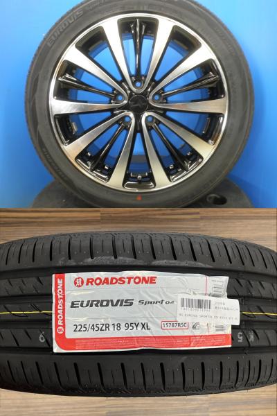 【2026年製】新品タイヤ【225/45R18 95Y】BEO Resolution Arc【18インチ 7J +52】レヴォーグ エスティマ オデッセイ ヴェゼル 境|タイヤショップトレッド