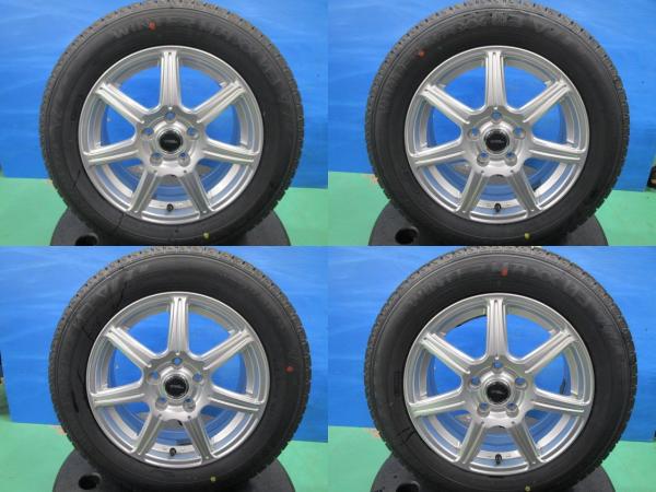 【2024年製】新品 DUNLOP WINTERMAXX WM03【205/60R16 96Q】美品アルミ ノア プリウスα MAZDA3 RP6ステップワゴン ジェイド キックス