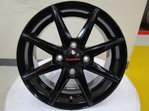 新品アルミ Humanline 14インチ 5.5J +43 4H100 新品夏タイヤ ダンロップ エナセーブ 185/70R14 2024年製 4本セット価格 ノート MAZDA2 デミオ 境｜タイヤショップトレッド