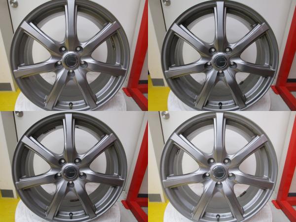 中古アルミ Millous 18インチ 7J +48 5H114 アルミ単品 1台分価格 ZR-V ヴェゼル ヤリスクロス オデッセイ ノア ヴォクシー 境