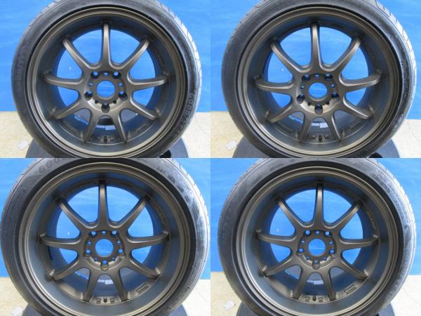 【PCD120/5H】前後異形 WORK EMOTION D9R 【18インチ 9.5J 7.5J +38】深溝タイヤ【225/40R18 255/40R18】BMW 3シリーズ 4シリーズ 境