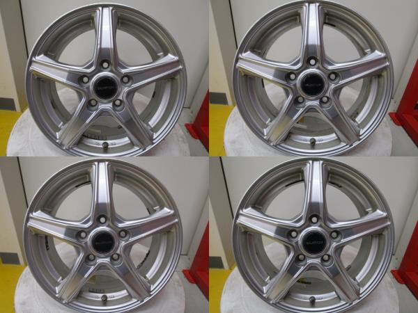 中古アルミ バルミナ 15インチ 6J +53 5H114.3 アルミ単品 1台分 ミニバン 普通車 エスクァイア ヴォクシー ノア プレマシー アイシス