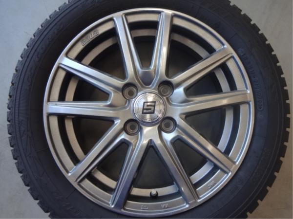 展示品 未使用 SEIN-SS 15インチ 4.5J +45 4H100 TOYO GIZ2 165/60R15 4本 セット スタッドレス 日本製 トーヨー オブザーブ トヨタ ピクシスジョイ LA250 LA260 ダイハツ アクティバ ミツビシ スズキ 久喜