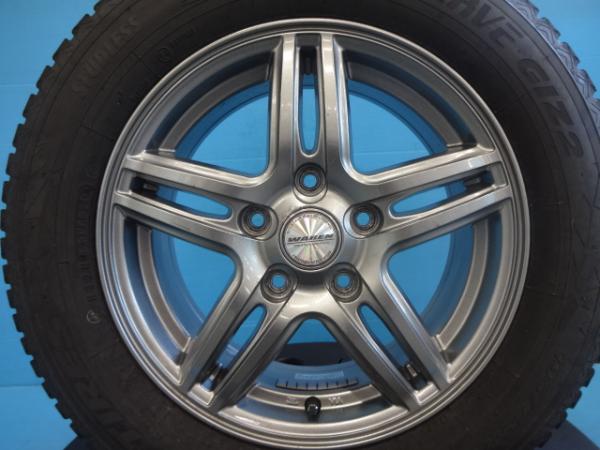 送料無料 中古ホイール＆中古冬タイヤ4本セット ヴァーレン 15-6.0+50 5H114.3＆TOYO GIZ2 195/65R15(2020年製) 久喜 29,800円
