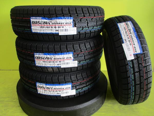 ノート フィット 新品 2023年製 トーヨー オブザーブ GIZ 185/60R16 4本セット E13 NHP10 アクア ZC7 フィット GR5 GR6 GR7 GR8 GS5 GS7 デミオ DJ5AS ラクティス NCP120