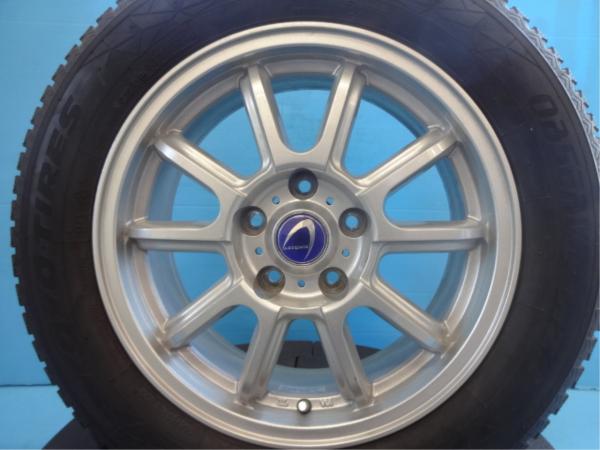 プリウスα SAI 中古 トーヨータイヤ オブザーブガリットギズ 205/60R16 92Q 中古 アルテミス 16インチ 6.5J +35 5H114.3 4本 セット 久喜|タイヤショップトレッド