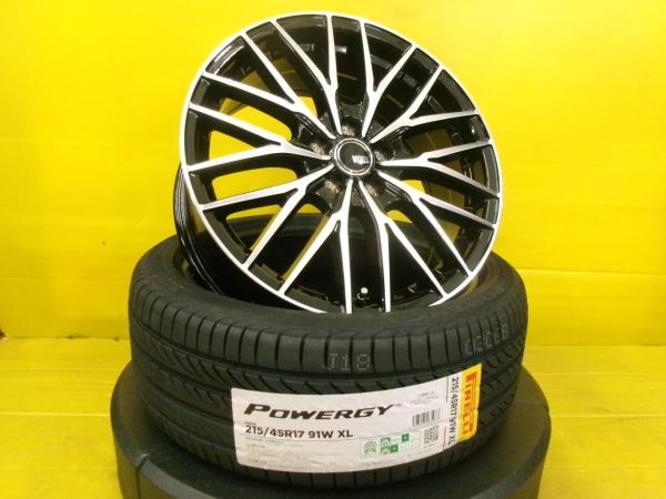 215/45R17 プリウス カローラツーリング CT 86 BRZ インプレッサ 新品 トレッド VENES FS01 17インチ 7.0J +48 5H100 新品 ピレリ パワジー 個人宅OK 30プリウス 50プリウス ZVW30 ZVW50 ZVW51 ZVW55 MZEA12W NRE210W ARE212W ARE215W ARE219W ZWE214W PIRELLI 夏 サマー｜タイヤショップトレッド