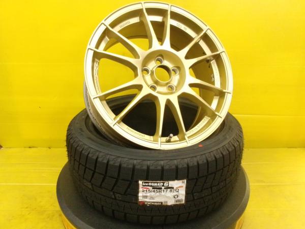 スタッドレス 215/45R17 プリウス カローラツーリング CT 86 BRZ インプレッサ 中古 OZ ウルトラレッジェーラ 17インチ 7.0J +48 5H100 新品 ヨコハマ アイスガード6 IG60 個人宅OK 30プリウス 50プリウス ZVW30 ZVW50 ZVW51 ZVW55 MZEA12W NRE210W ARE212W 冬 雪 スノー｜タイヤショップトレッド 82,390円