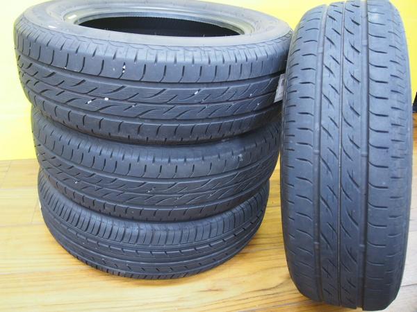 【中古混在】　175/65R14 ブリヂストン ネクストリー 3本 ヨコハマ BluEarth-ES ES32 1本 bB FIT ウイングロード キューブ コルト ファンカーゴ