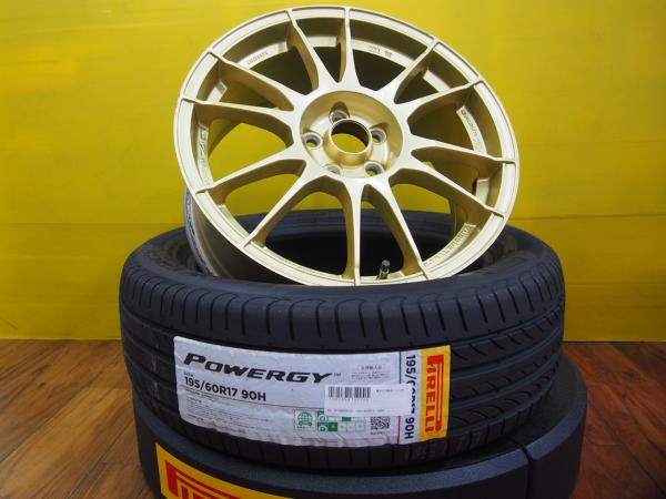 【4本セット】 195/60R17 PILELLI POWERGY ピレリ パワジー 【2026年製】 OZ RACING レーシング ウルトラレッジェーラ 17インチ 7.0J ET48 5H100 ライズ ロッキー レックス A200A A201A A202A A210A|タイヤショップトレッド