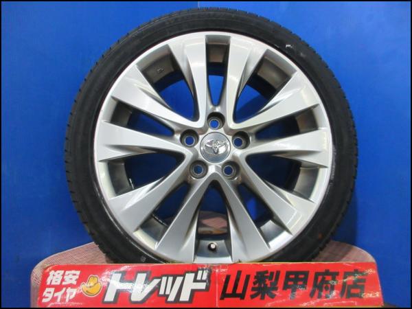 1点限り!! 送料無料 夏タイヤセット 新品 215/45R18 ウィンラン R330 高年式 中古 20系 アルファード純正 プリウスα等 純正流用に 215/45/18 ノア ヴォクシー ZVW40W ZVW41W ZRR80G ZRR85G ZWR80G ZWR80W