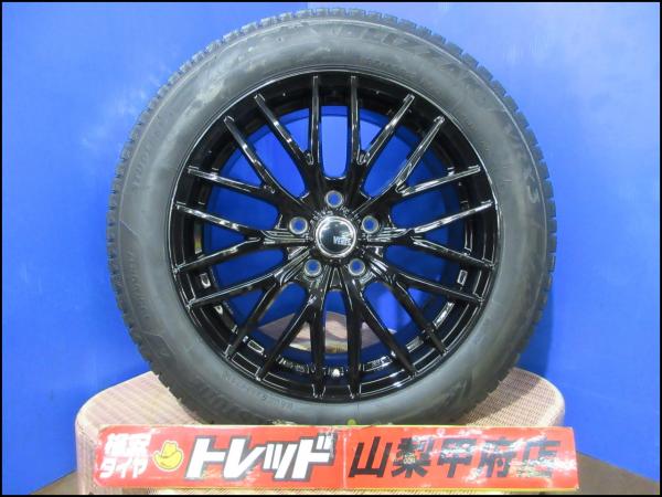 プリウス 60系に 195/60R17 送料無料 お買い得 新品 スタッドレスセット 23年製 ブリヂストン ブリザック VRX3 国産 専売アルミ VENES 195/60/17 195/50/19 195/50R19 ZVW60 ZVW65