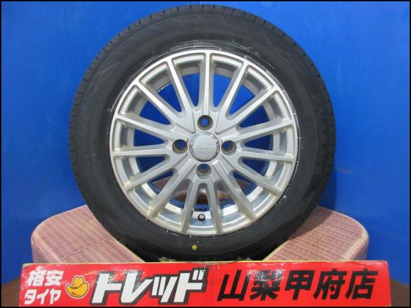 アクア パッソなど 165/70R14 送料無料 お買い得 夏タイヤセット 新品 ダンロップ エナセーブ EC204 国産 25年製 中古アルミつき 165/70/14 ヴィッツ デミオ ブーン|タイヤショップトレッド