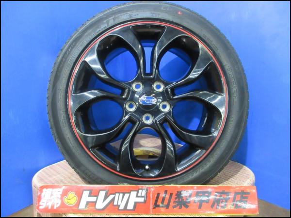 早い者勝ち!! 送料無料 225/45R18 夏タイヤセット 中古 レヴォーグ 純正OP 7.5J +55 5H 114.3 新品 ロードストーン ユーロビズ VM4 VMG VN5 VNH WRX VAG 225/45/18 甲府|タイヤショップトレッド