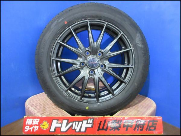セレナ ラフェスタに 送料無料 特価 サマータイヤセット 新品 国産 24年製 195/60R16 ダンロップ エナセーブ RV505 中古 良品アルミ 195/60/16 195/65/15 C25 C26 C27 B30