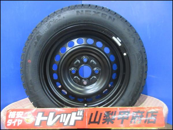 タント ウェイクなど 155/65R14 送料無料 スタッドレスセット 新品 25年製 ネクセン ウインガードアイス2 室内保管 中古スチール 155/65/14 ムーヴ ミラ エッセ ソニカ｜タイヤショップトレッド 22,960円