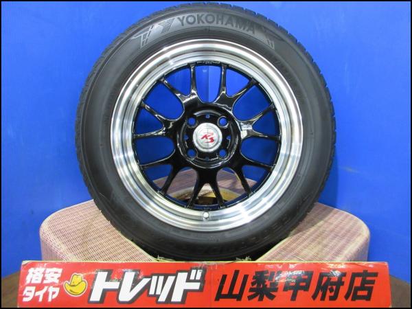 タフト ソリオ 165/65R15 送料無料 中古 良品 夏タイヤセット 22-23年製 ヨコハマ ジオランダー CV G058 8分山 クリムソン RS ST AIR 165/65/15 LA900S LA910S MA26S MA36S MA46S MA47S MB36S MB37S MB46S|タイヤショップトレッド