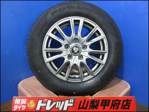 セレナ アテンザ 特選 お買い得 夏タイヤセット 中古 ストレンジャー 15インチ 6.0J +45 5H 114.3 新品 ピレリ POWERGY パワジー 195/65R15 4本 2025年製 アクセラ アクセラスポーツ ステップワゴン シビックハイブリッド アヴァンシア アコード ラフェスタハイウェイスター