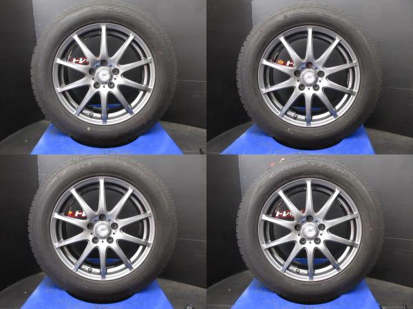 30アルファード エクストレイル アウトランダー 等に!!美品中古冬セット 225/60R17 2021年 グットイヤー ICE NAVI SUV + ロクサーニ 17 インチ 7.0J +38 5H114.3 萩