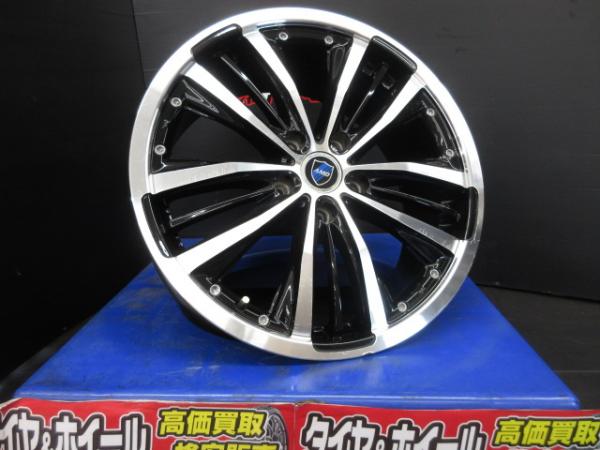CR-V ジェイド CX-60 に!! 【中古４本アルミホイール】 BADX AMD 18インチ 7.5J +48 5H114.3 萩