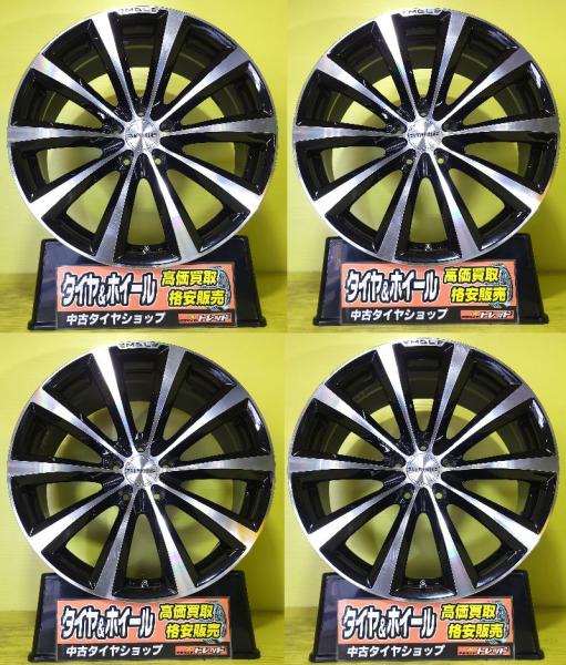 アルファード ヴェルファイア 20系 30系 等に ヴェネルディ マデリーナ 19インチ 8.5J +35 5H114.3 中古アルミホイール 4本セット クラウン 180系 200系 210系 220系 棚