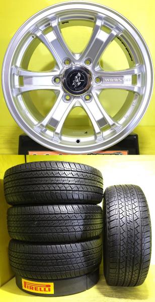 プラド ハイラックス サーフ 中古アルミ 17インチ Weds キーラー フォース 中古夏タイヤ ミシュラン LATITUDE TOUR 265/65R17 4本セット 棚 265/65-17 265-65-17 265/65/17 TOYOTA HILUX ランドクルーザープラド