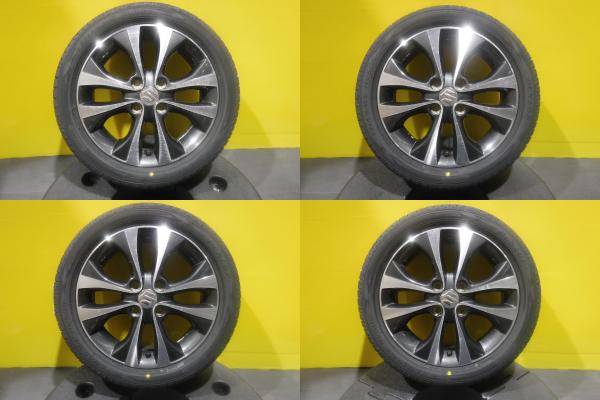 楽天市場】中古 ホイールタイヤ 4本セット 165/55R15 純正 スズキ