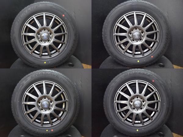 ノア ヴォクシー エスクァイア 4本セット 送料無料 新品 国産 ミニバン専用 ダンロップ エナセーブ RV505 195/65R15 中古 15インチ ガンメタ アルミホイール