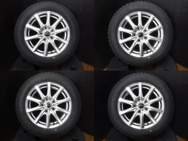 フリード GB5 GB6 GB7 GB8 4本セット 送料無料 新品 国産 スタッドレス グッドイヤー ICENAVI7 アイスナビ7 185/65R15 2025年製 中古 15インチ アルミホイール