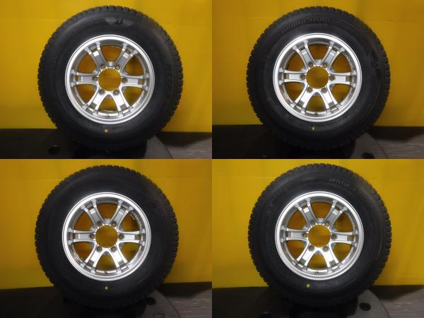 ハイエース 国産 冬タイヤ 4本セット! 新品 スタッドレス ブリヂストン ブリザック VL10 195/80R15 107/105N 中古 アルミ キーラー 15インチ 6穴 139.7 春|タイヤショップトレッド