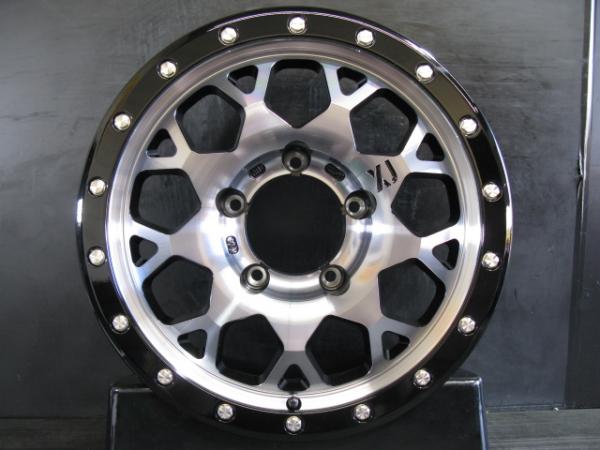 新品 MLJ Xtreme XJ04 5.5J-16 -5 139.7 5H アルミホイール4本セット クロカン 4WD オフロード ジムニー のリフトアップ車両に 白河