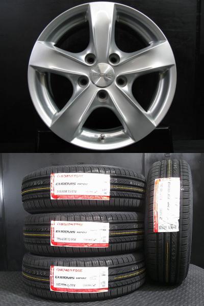 新品 195/65R15 26年製 ロードストーン EUROVIS HP02 輸入車 中古ホイール AGA Nebel 6J-15 5H112 +47 夏セット ゴルフ ジェッタ 白河 28,258円