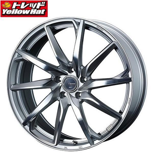 【送料無料】17インチ 7J +53 5H114.3 アルミホイール 単品 Weds ウェッズ レオニス グレイラα ハイパーシルバー ミラーカット 4本価格｜タイヤショップトレッド