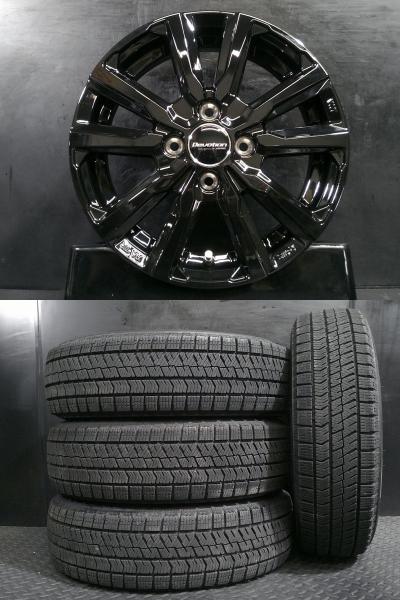 中古 155/65R14 24年製 ブリヂストン BLIZZAK VRX2 新品ホイール D5 4.5J-14 +45 4H100 冬セット ムーヴラテ プレオ アルト ルクラ 白河｜タイヤショップトレッド 26,128円