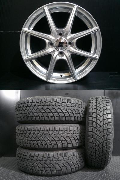 中古 175/65R15 MICHELIN X-ICE SNOW 独製 ＆ 新品 SEIN-EK 5.5J-15 4H100 +43 格安 冬組 4本セット フィット スイフト イグニス 白河｜タイヤショップトレッド