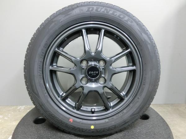 ルーミー 165/65R14 ダンロップ 新品 夏 タイヤ RV505 中古 ホイール 4本セット 14インチ ZACK JP-520 5.5J 4/100 トール タンク パッソ 165/65/14 岡崎|タイヤショップトレッド