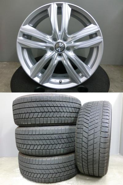 プリウス インプレッサ 215/40R18 ブリヂストン VRX2 中古 スタッドレス 新品 ホイール 4本セット 18インチ WEDS JOKER SCREW 5/100 冬 タイヤ ブリザック 30系 50系 岡崎｜タイヤショップトレッド