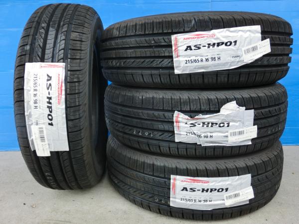 エルグランド 夏タイヤ 4本 新品 輸入 215/65R16 98H ARROWSPEED HP01 アルファード ヴェルファイア ラッシュ プレサージュ デュアリス エリシオン クロスロード MPV RVR パジェロイオ ティグアン グランドボイジャー 岡崎