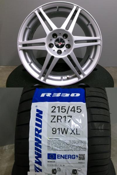 楽天市場】86 BRZ プリウス カローラスポーツMID RACING R0617inch 7.5 