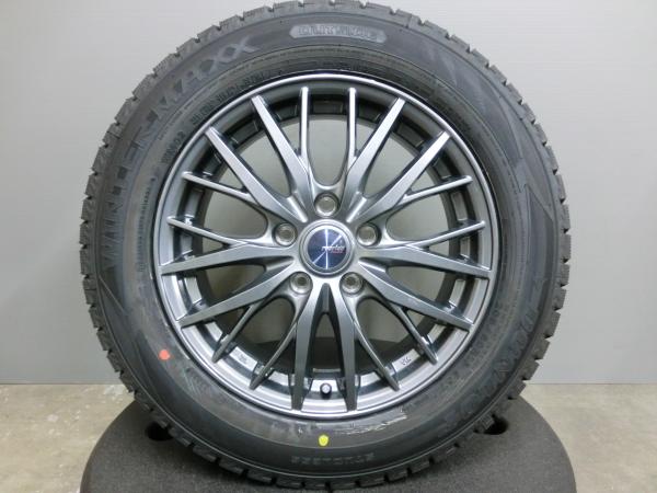 90系 ノア ヴォクシー 205/60R16 新品 スタッドレス ダンロップ ウィンターマックス02 中古 ホイール 4本セット ラブリオン 16インチ 6.5J +38 114.3/5H ステップワゴン 冬 タイヤ 岡崎