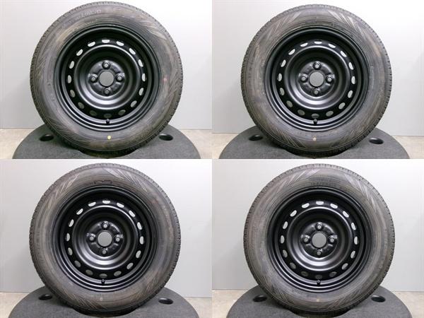 中古 165/70R14 サマータイヤ ヴィッツ純正 ホイール 14インチ 4H100 トヨタ車 流用 コンパクトカー アクア スペイド ポルテ スチール 鉄チン NHP NSP NCP KSP　岡崎